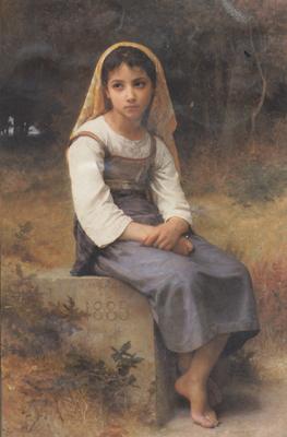 Adolphe William Bouguereau Meditation (mk26)